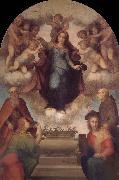 Angel around Virgin Mary Andrea del Sarto